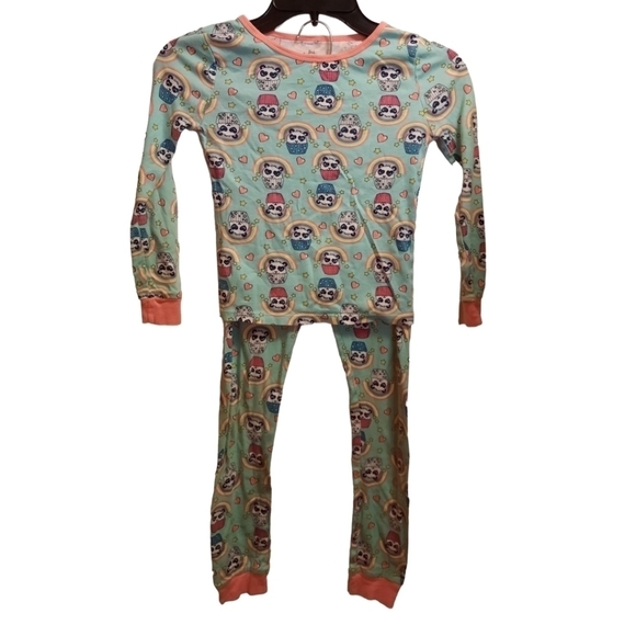 Member's Mark Girls Panda Pajama Set Size 8 - Picture 2 of 4